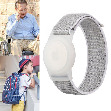 For Apple AirTag Case Protective Cover Wristband Nylon Air Tag Band Anti-lost AU - Aimall