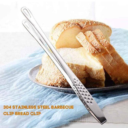 24/28CM Stainless Steel Kitchen Grill Straight Tweezers BBQ Food Tongs Tools AU - Aimall