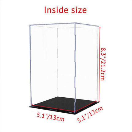 Acrylic Display Case Clear Box Dustproof Large Self-Install Cars Trucks 40cmH AU - Aimall