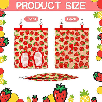 Hay Bag Guinea Pig Rabbit Feeding Bag Animal Hay Feeder Bag Hanging Feeder AU - Aimall