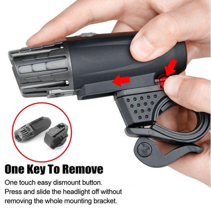 Waterproof Rechargeable Led Bike Bicycle Light Usb Cycle Front Back Headlight Au Aimall