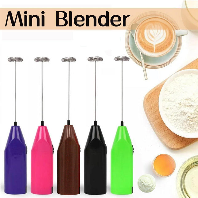 Electric Kitchen Mini Foamer Milk Frother Egg Beater Stirrer Whisk Mixer Tool AU - Aimall