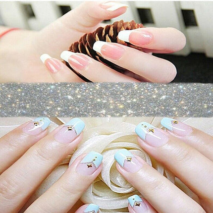 French Tip Nail Decoration Strip Sticker Stencil Guides Manicure Art AU STOCK - Aimall