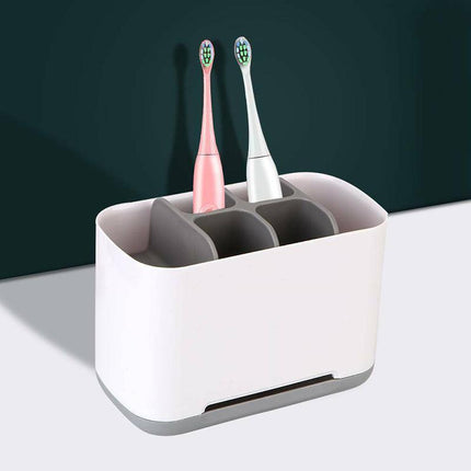 Electric Toothbrush Holder Bathroom Caddy Storage Large Multifunction Organizer - Aimall