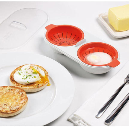 Egg Poacher Microwave Oven Kitchen Novelty Gadgets Sandwich Breakfast Cooker AU - Aimall