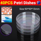 Petri Dish set ready for laboratory use.