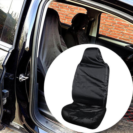 PAIR THROW OVER STYLE CAR FRONT SEAT COVERS SEAT PROTECTOR WATERPROOF UNIVERSAL - Aimall