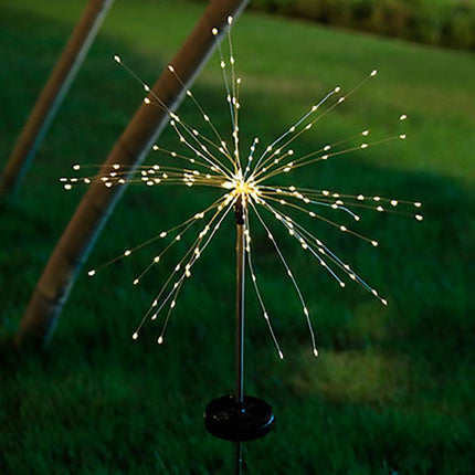 2X Fireworks LED Fairy String Lights Starburst Solar Xmas Garden Night Lamp AU - Aimall
