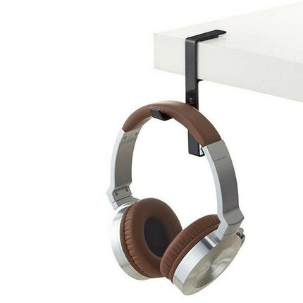 Metal Earphone Headset Desks Display Stand Hanger Holder Headphone Bracket Hook - Aimall