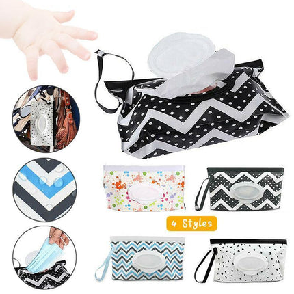 1/2/4x Dispenser Travel Wet Wipe Bag Pouch Baby Care Portable Tissue Case Holder - Aimall