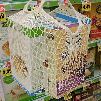 Mesh Net Turtle Bag String Shopping Bag Reusable Fruit Storage Handbag Totes AU - Aimall