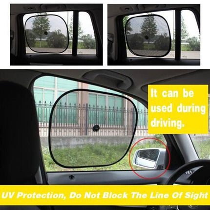 2 Pack Car Suv Sun Shade Side Rear Window Visor Covers Child Anti Uv Protector - Aimall
