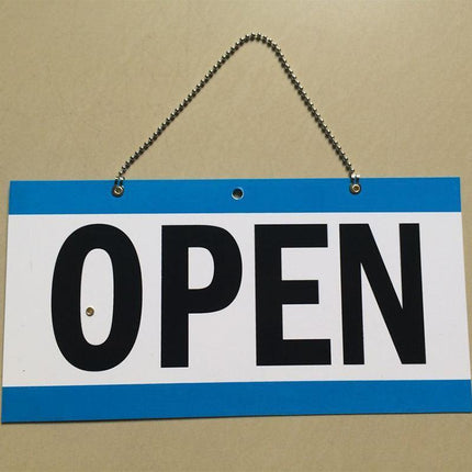 Open - Closed Will Return Sign Business Shop Door Restaurant Hand Crafted Clock - Aimall