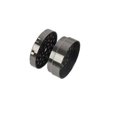 Zinc Alloy 4-layer Aluminum Herbal tobacco Herb Grinder Smoke Grinders Gun Black - Aimall