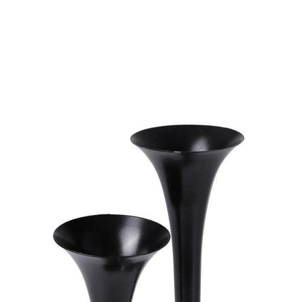 12/24V 600db Car Boat Truck Lorry Super Loud 2 Trumpet Air Horn Black AU Stock - Aimall