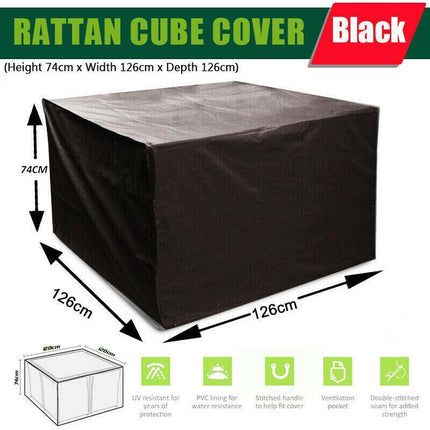 AU Waterproof Outdoor Furniture Cover Garden Patio Rain UV Table Protector Chair - Aimall