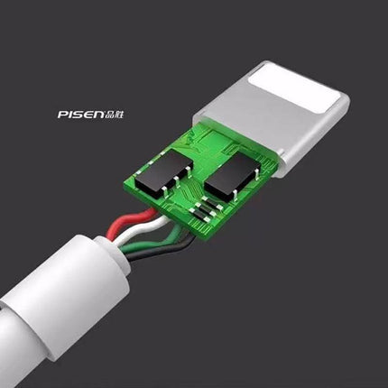 PISEN USB Fast Charger Data 1/2/3m cable Compatible For iPhone iPad 12 11 X AU - Aimall