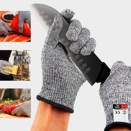 Safety Stainless Steel Cut Proof Stab Resistant Wire Metal Mesh Butcher Glove OZ - Aimall