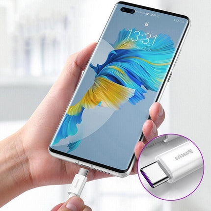 Baseus 66W USB to Type-C Fast Charging Cable Lead Wire Cord For Type-C Cable AU - Aimall
