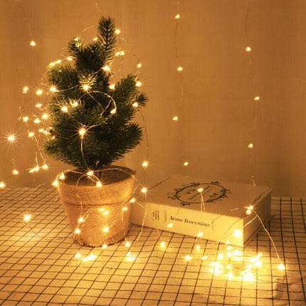 5M 10M 20M USB Powered Copper Wire String Fairy Lights Xmas Wedding Party Home - Aimall