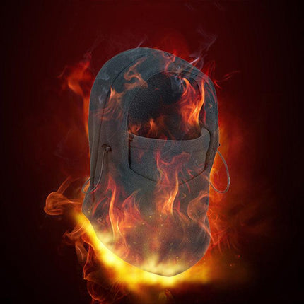 THERMAL FLEECE BALACLAVA Ski Snowboard Motorbike Face Mask Hood Hat Beanie Warm - Aimall