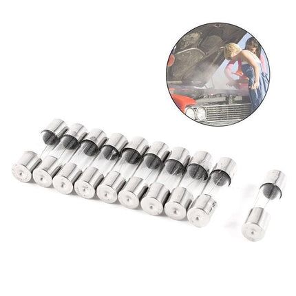 20Pcs M205 Glass Fuse 5mm x 20mm Slow Blow 250V / Select From 0.5A to 10A amp - Aimall