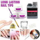 Acrylic Nail Art Starter Kit Clear White Pink Acrylic Powder 120ML Liquid Set AU - Aimall
