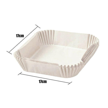 50-100Pcs Disposable Square Air Fryer Paper Liner Non-Stick Baking Paper LinerAU - Aimall