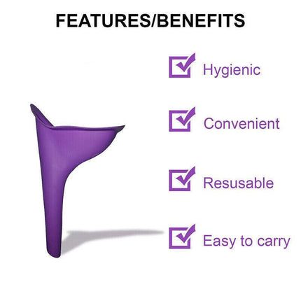 Portable Camping Female Her She Urinal Funnel Ladies Woman Urine Wee Loo Travel - Aimall