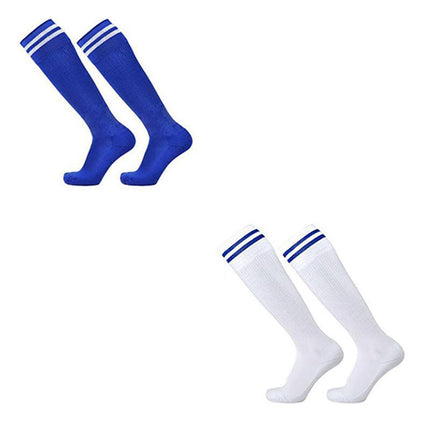 Mens Womens Sports Breathable Tube Long High Socks Knee Warm Casual Footy Soccer - Aimall