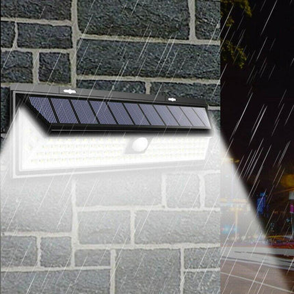 118 LED Solar Motion Sensor Light Security Outdoor Lamp Floodlight Garden IP65 - Aimall