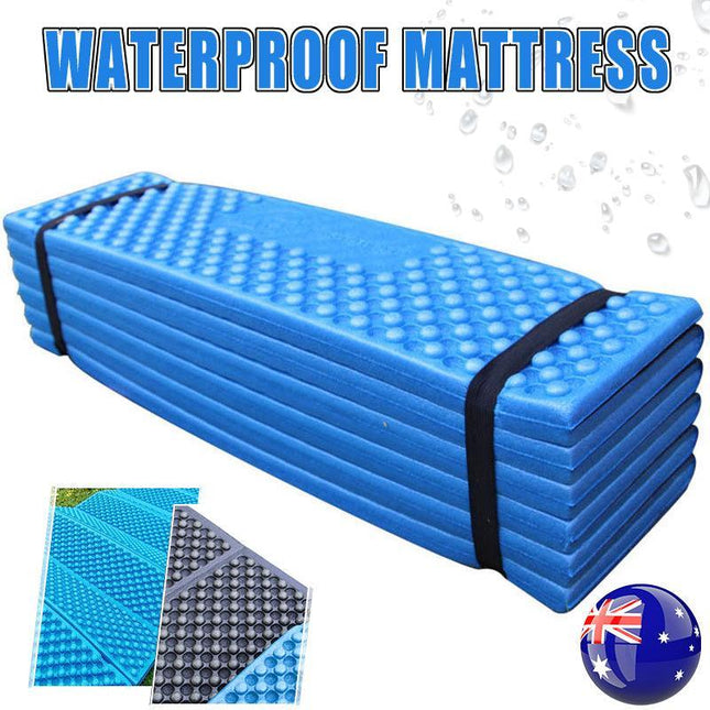 Ultralight Foam Camping Mat Folding Beach Tent Sleeping Pad Waterproof Mattress - Aimall