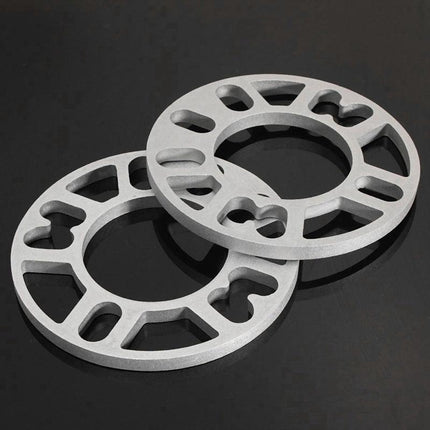 4x 5MM Alloy Aluminum Wheel Spacer Shims Universal 4/5 Stud For 5x114.3 5x120 AU - Aimall