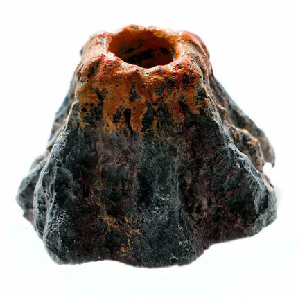 Aquarium Ornament Decoration Fish Tank Air Bubble Stone Volcano Shape Rockery AU - Aimall