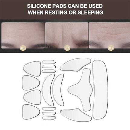 16Pcs Set Anti Wrinkle Chest Neck Eye Face Pad Silicone Removal Patchs Aging AU - Aimall