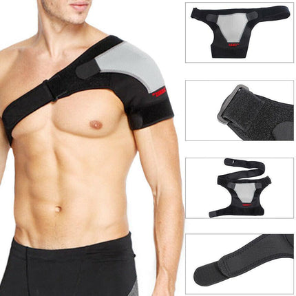 AOLIKES Shoulder Brace Rotator Cuff Pain Relief Support Therapy Belt Sleeve AU - Aimall