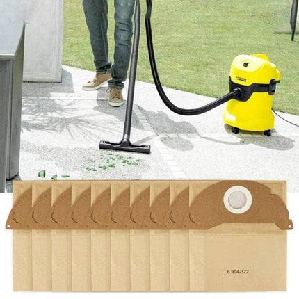 10PCS Vacuum Cleaner Bags For Karcher 6.904-322.0 WD2 MV2 WD2.200 A2004 A2054 AU - Aimall