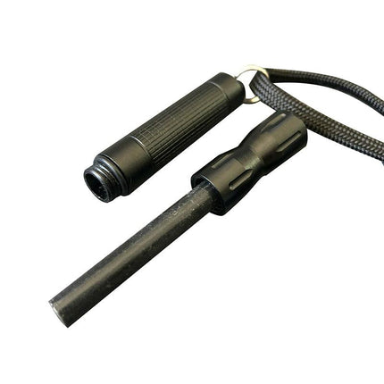 Flint Rod Camping Hiking Survival Metal Fire Starter Lighter FULL Magnesium Rod - Aimall