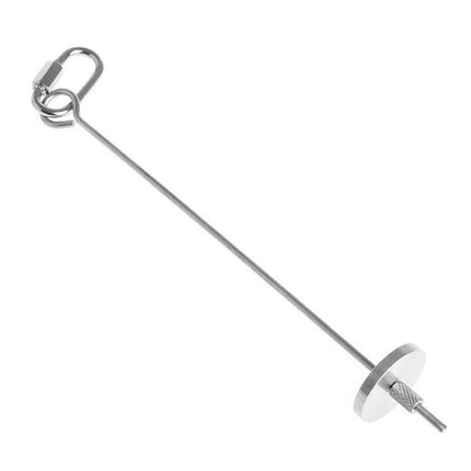 Pet Stainless Steel Bird Parrot Cage Skewer Food Meat Stick Spear Fruit Holder - Aimall