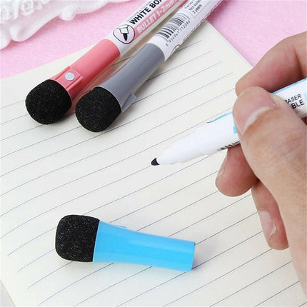 NEW 8 Colours Pen Painting Magnetic Whiteboard Non-toxic Erasable Mark Markers - Aimall