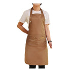 Unisex Canvas Apron Washable Butcher Waiter Chef Waterproof Kitchen Cooking Cafe - Aimall