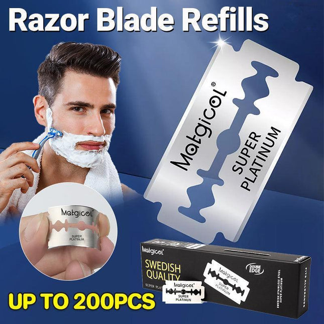 10-200PCS Safety Razor Blades Extra Super Stainless Double Razor Edge Blades AU - Aimall