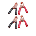 2/4/6Pairs Car Battery Tongs Cable Alligator Electrical Measured Clip Clamp Tool - Aimall