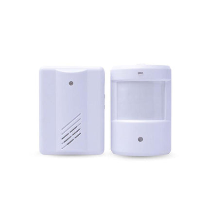 RESTAURANT SHOP DOOR ENTRY WIRELESS PIR MOTION SENSOR DOOR CHIME DOOR BELL ALARM - Aimall
