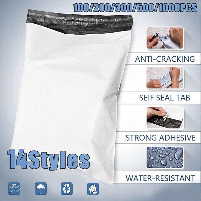 Poly Mailer Bags Mailing Satchel Plastic Courier Self Sealing Packing - Aimall