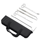Aquarium Tool Kit Stainless Steel Aquatic Plant Tweezers Scissors Spatula Set AU - Aimall