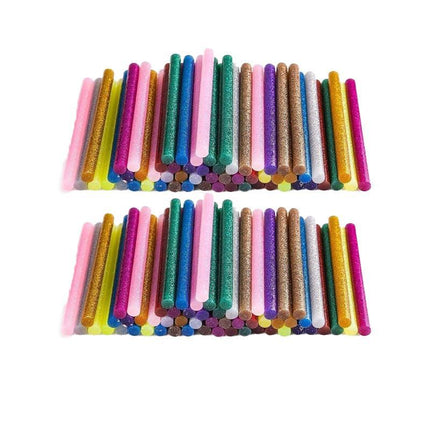 50-300PCS Colored Glitter Hot Melt Glue Gun Sticks For Arts Craft Wedding Card - Aimall