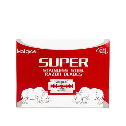 10-200 PCS Super Platinum Ultra Sharp Double Edge Cut Throat Razor Barber Blades - Aimall