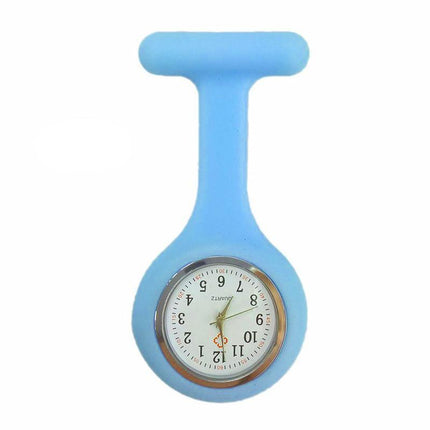 1×Silicone Nurse Brooch Tunic Fob Watch Nursing Nurses Pendant Pocket Watch AU - Aimall
