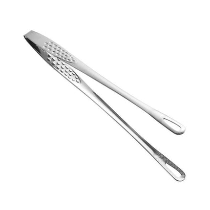 24/28CM Stainless Steel Kitchen Grill Straight Tweezers BBQ Food Tongs Tools AU - Aimall